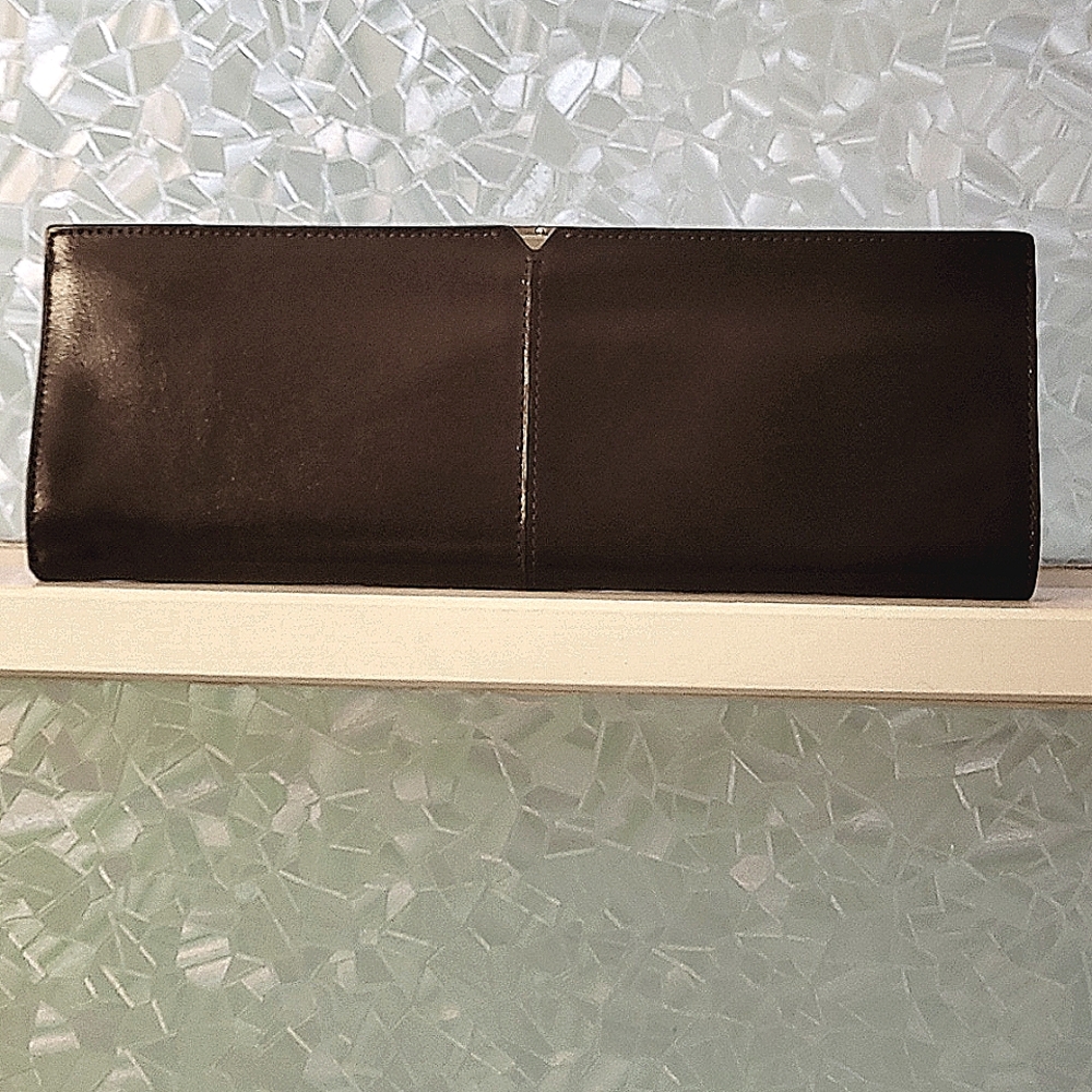 Purple Leather clutch